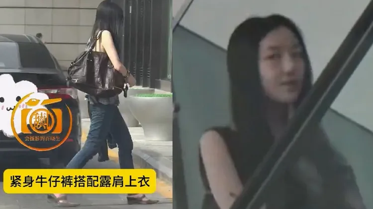 李嫣被拍到逛北京SKP，是她去年7月做唇顎裂修復手術後首次露全臉。翻攝會拍攝的百曉生微博