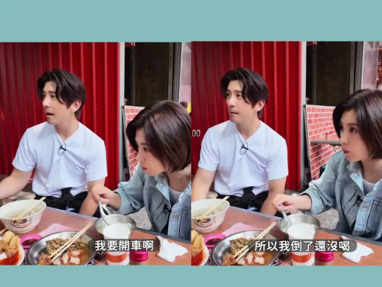修杰楷在拍攝當下就表明要開車不能喝酒。翻攝自《修TIME》IG