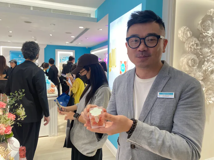 Sugarfina品牌副理Laurent分享創辦人的愛情故事，黃若綾攝