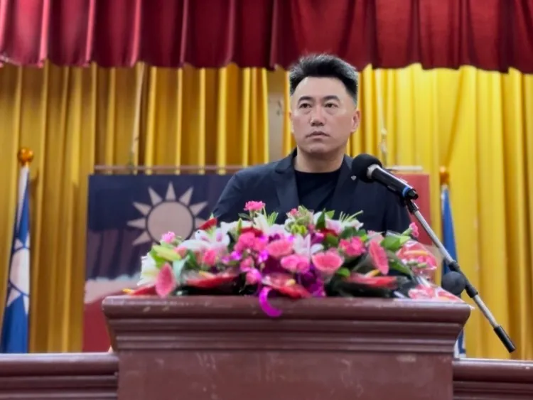 國民黨基隆市黨部今天（9日）舉行主委交接典禮，由基隆市立法委員林沛祥正式接下主委職務。林沛祥辦公室提供