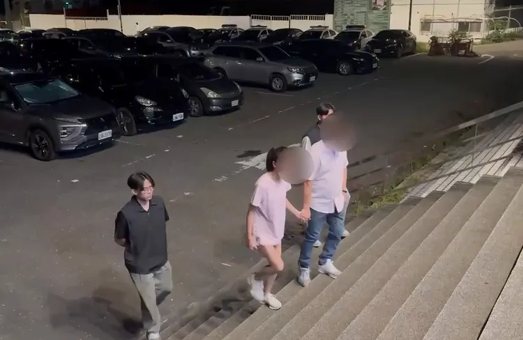 王男到案說明。警方提供