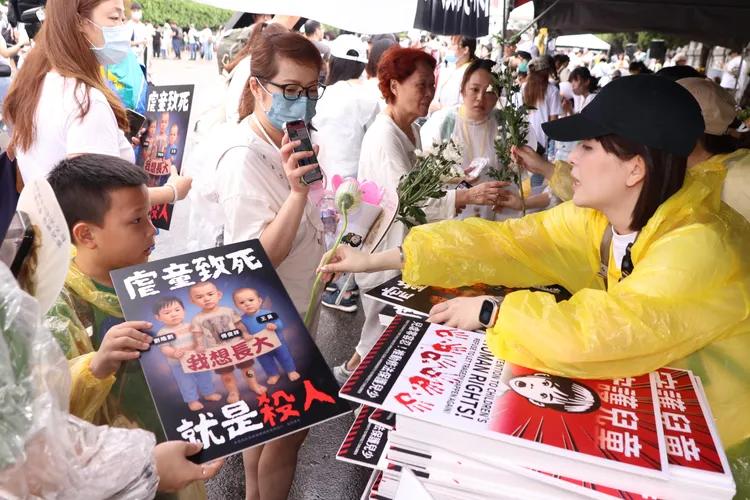 剴剴案震撼全台，今510民眾上凱道為虐童發聲。彭欣偉攝