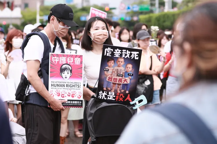 剴剴案震撼全台，今510民眾上凱道為虐童發聲。彭欣偉攝