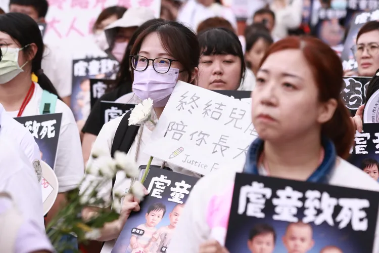 剴剴案震撼全台，今510民眾上凱道為虐童發聲。彭欣偉攝