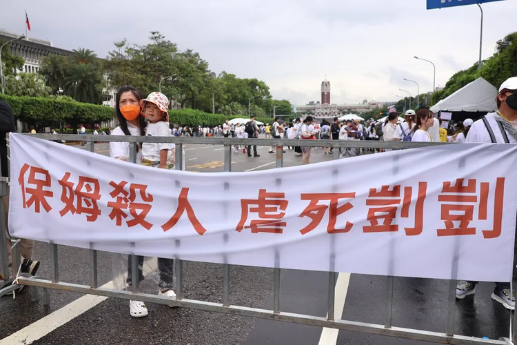 剴剴案震撼全台，今510民眾上凱道為虐童發聲。彭欣偉攝