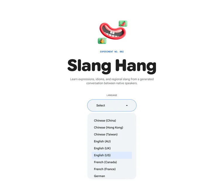 Google AI語言工具提供20幾種語言可學習。翻攝Little Language Lessons網頁