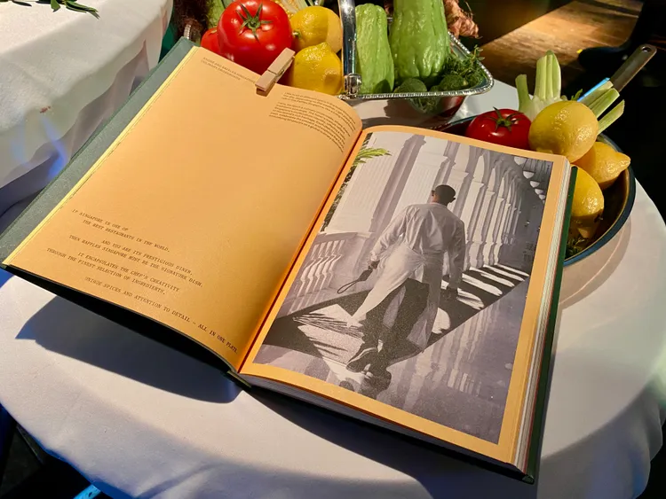 江振誠表示，這次《吉光片羽》書中的餐點以前從沒做過，事先沒設想要創作幾道菜。莊偉祺攝