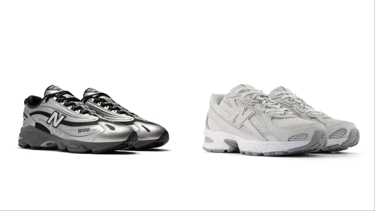 New Balance 1000跑鞋（左）4280元、740跑鞋（右）3280元。品牌提供