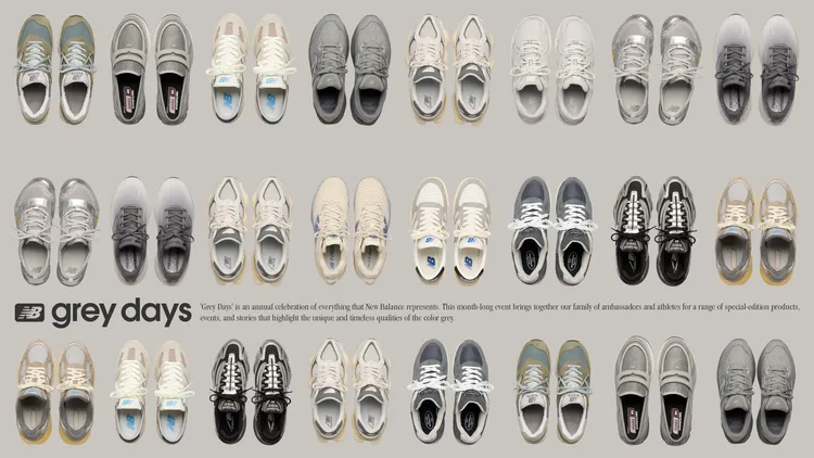「Grey Days 2025」囊括New Balance旗下17雙明星鞋履。品牌提供