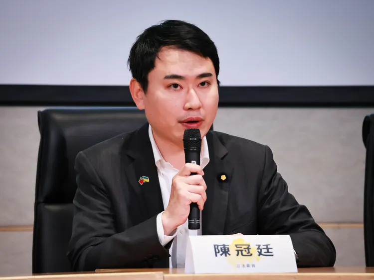 民進黨立委陳冠廷表示，台灣的基本醫療人權被排除是最糟糕的民主範例，希望透過宣達團共同合作，讓台灣不再缺席。台灣聯合國協進會提供