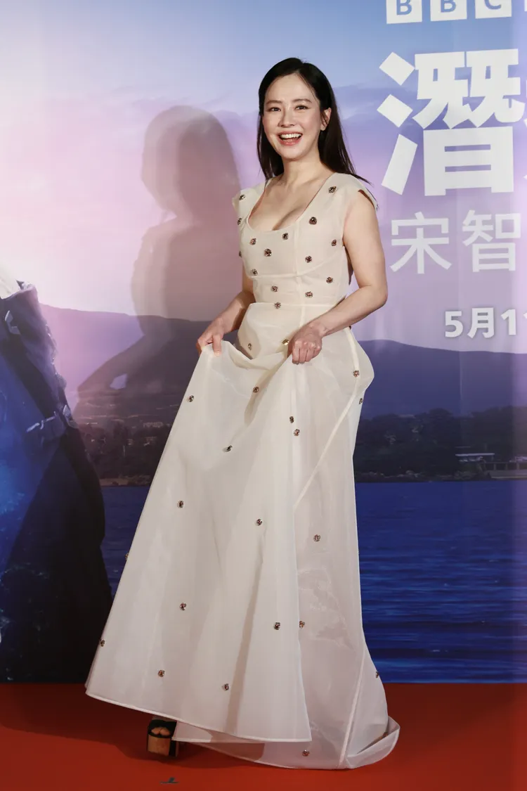 宋智孝彷佛女神降臨。彭欣偉攝