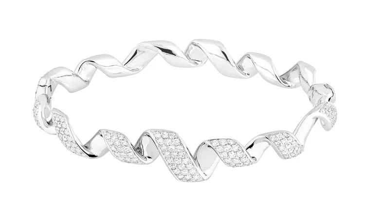 DIORAMA 鑽石手鐲，135萬元。品牌提供
