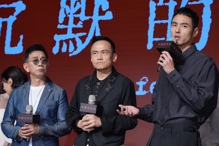 袁富華（左起）、陳以文、阮經天在《周處除三害》已合作。攝影中心攝