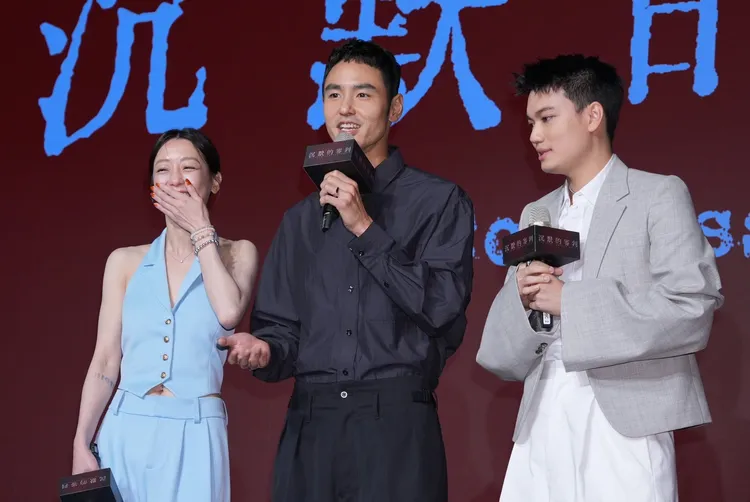 劉子銓（右起）繼《周處除三害》後再度演出阮經天的小弟，左為謝欣穎。攝影中心攝