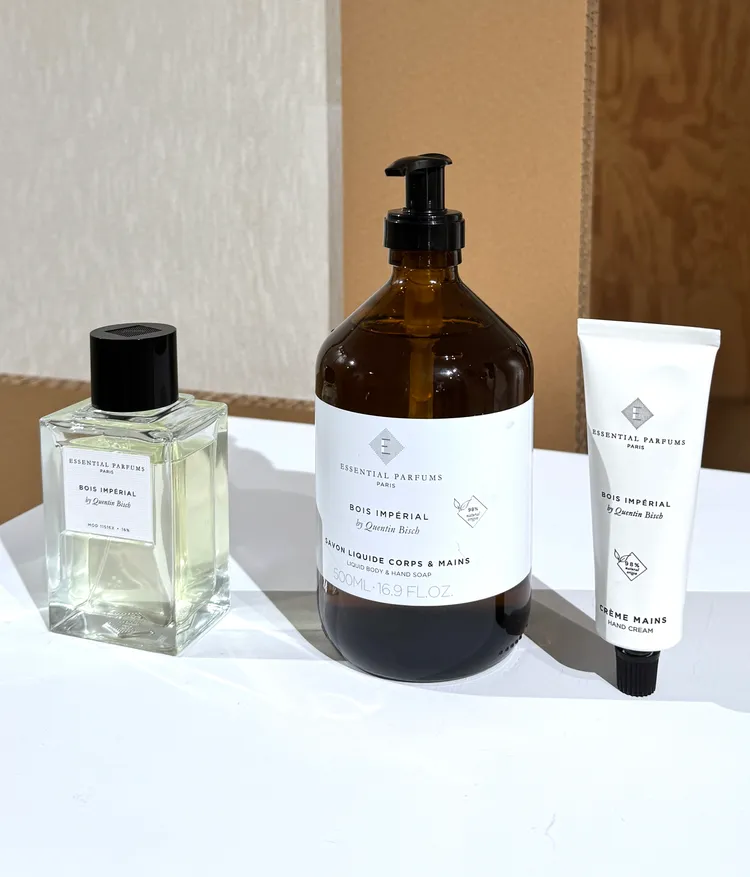 Essential Parfums還推出5款淡香精香氣之潔膚露和3款護手霜。張家玲攝