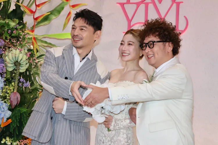 阿Ken擔任納豆和依依婚禮主持人。莊宗達攝