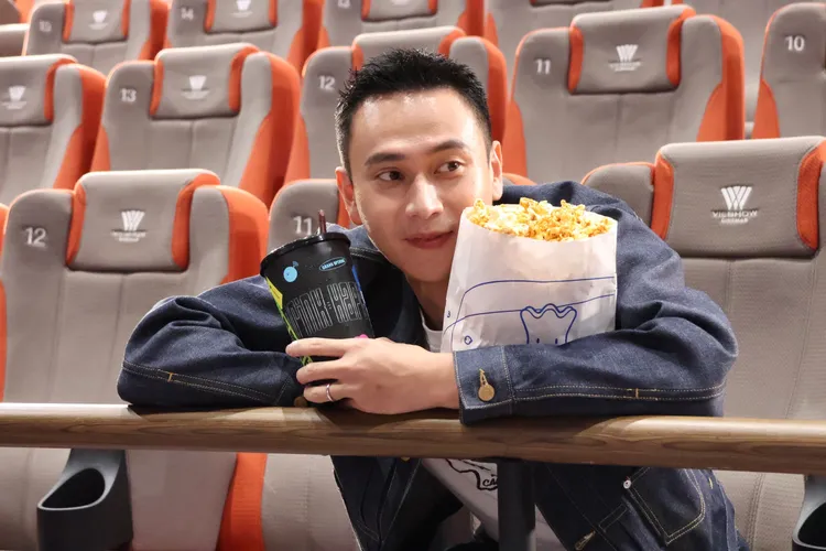 劉冠廷當爸後能到電影院看電影事件奢侈的事。莊宗達攝