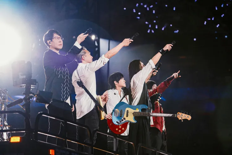 五月天點歌環節充滿歡笑與溫馨。圖／相信音樂提供
