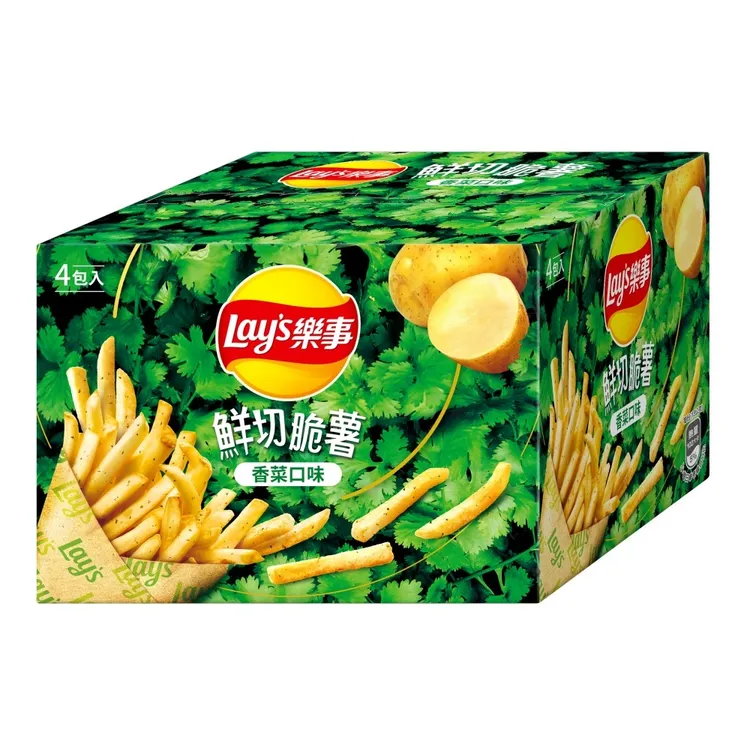 樂事先前也曾推出香菜口味的脆薯。翻攝自樂事網站