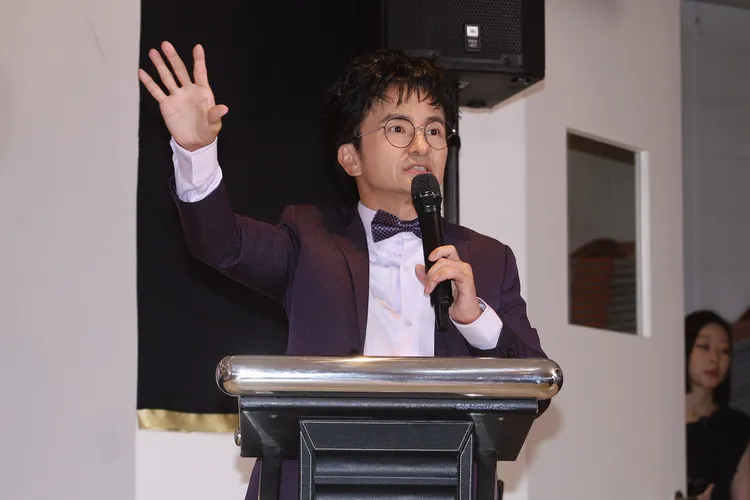 「2025打詐行動 榮耀時刻主持人唐從聖。彭欣偉攝