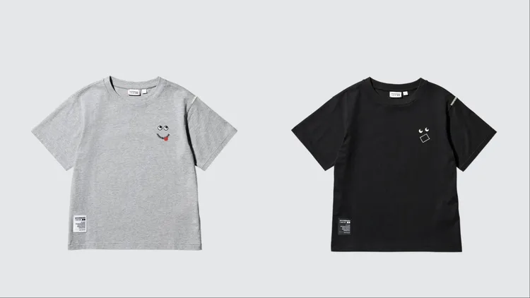 UNIQLO x ANYA HINDMARCH童裝印花T恤圖，各390元。品牌提供
