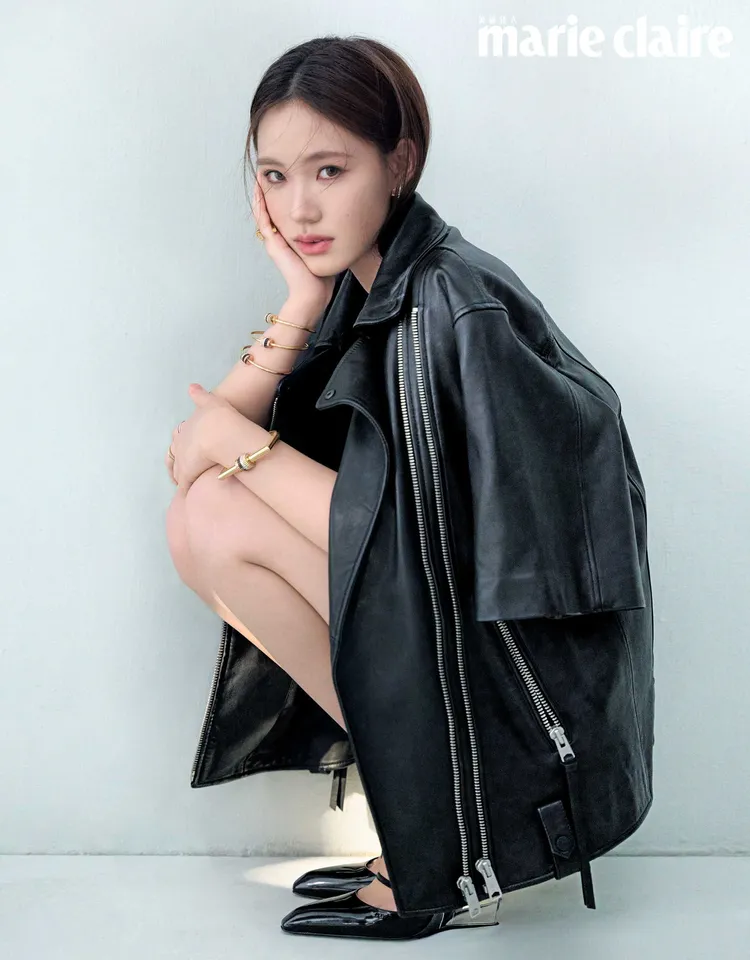 Lily拍攝《Marie Claire Taiwan美麗佳人》封面。《Marie Claire Taiwan美麗佳人》國際中文版提供