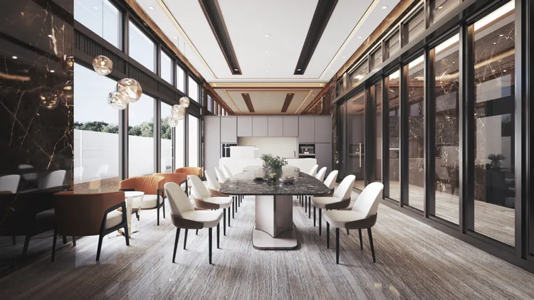 「耀美術」公設規劃有多功能室、健身房、大小KTV視聽室等。城揚建設提供