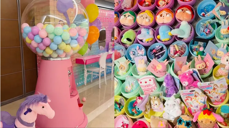 關穎大手筆替女兒準備112個扭蛋。翻攝關穎IG