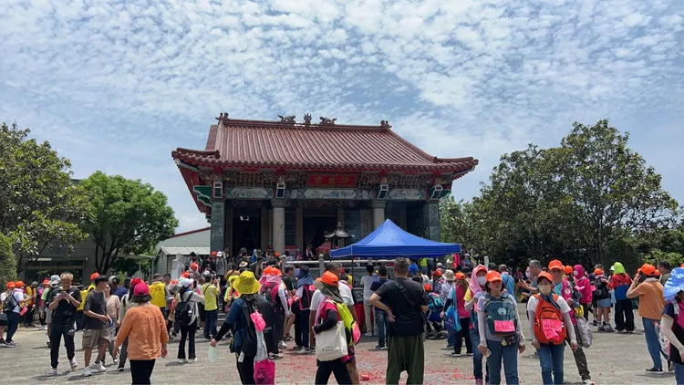 白沙屯媽祖今日前進南投，200年來第一次。翻攝臉書白沙屯拱天宮