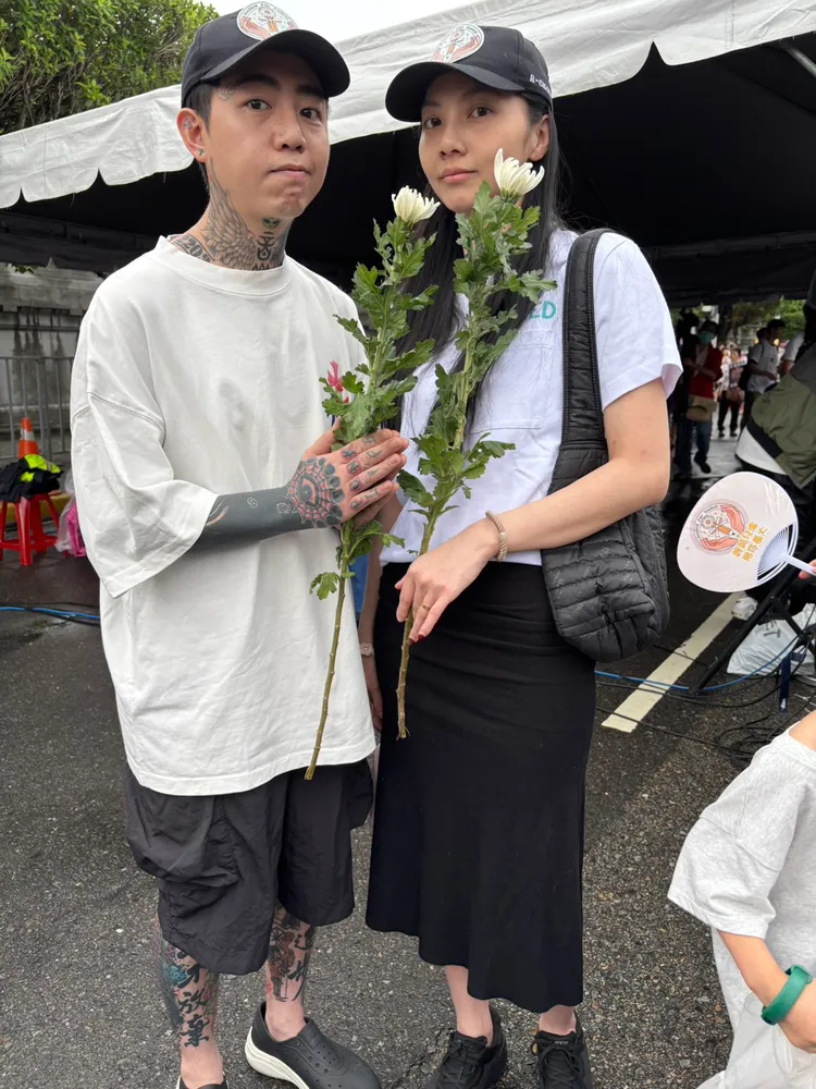謝和弦夫婦到場。江孟謙攝