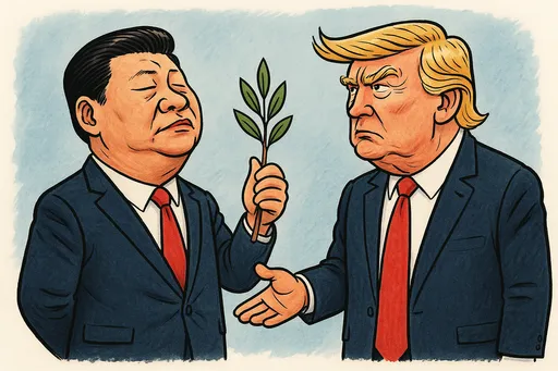 態度轉彎！中國首度鬆口：正評估中美經貿談判