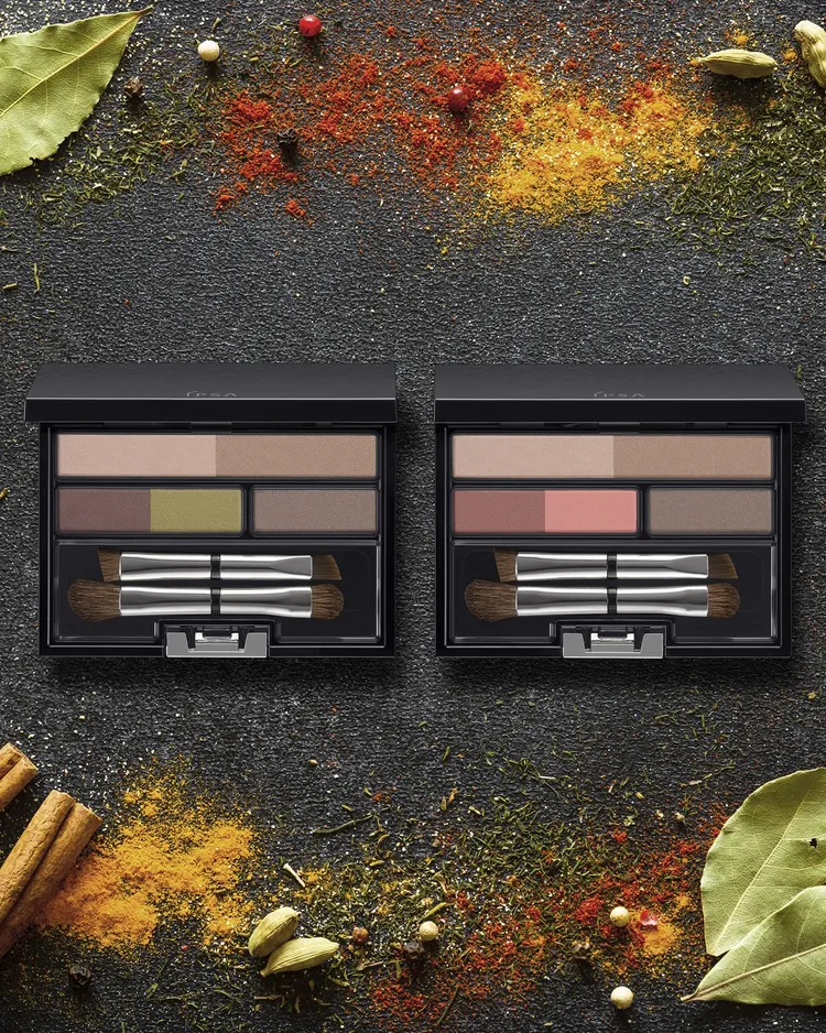 IPSA活現誘色眉彩組，各1250元。品牌提供