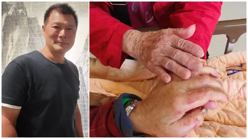 98歲父病危!蔡詩萍病房大喊「我帶您回家」一句話逼哭眾人