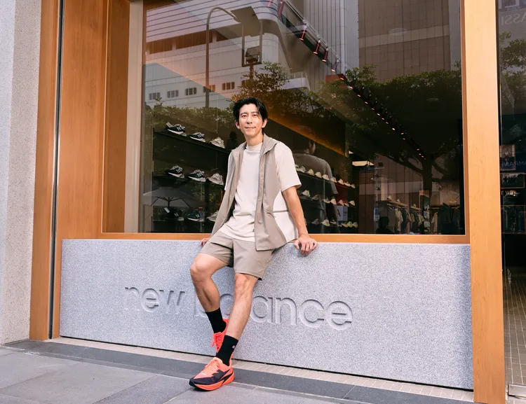 修杰楷身穿New Balance Hyper Sport運動機能系列套裝。品牌提供