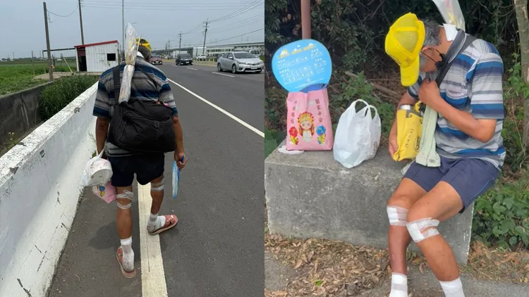 勇腳伯每年隨香不缺席。翻攝《白沙屯媽祖全球徒步聯誼會》臉書