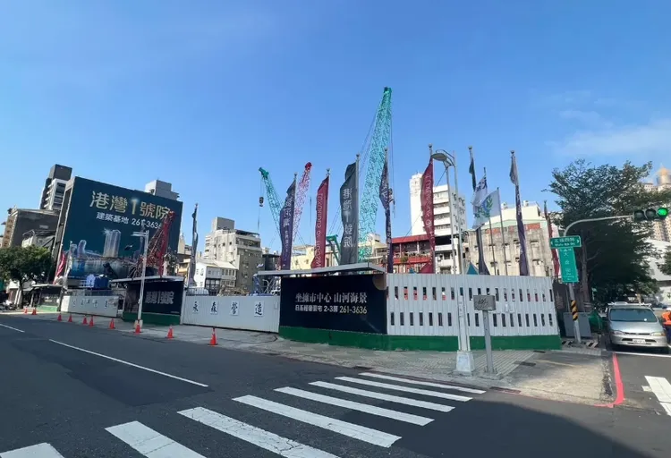 「港灣1號院」為區段最大造鎮，目前已完銷。資料照片