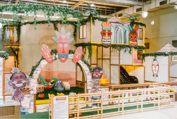 入住關西六福莊可使用非洲探險島。業者提供