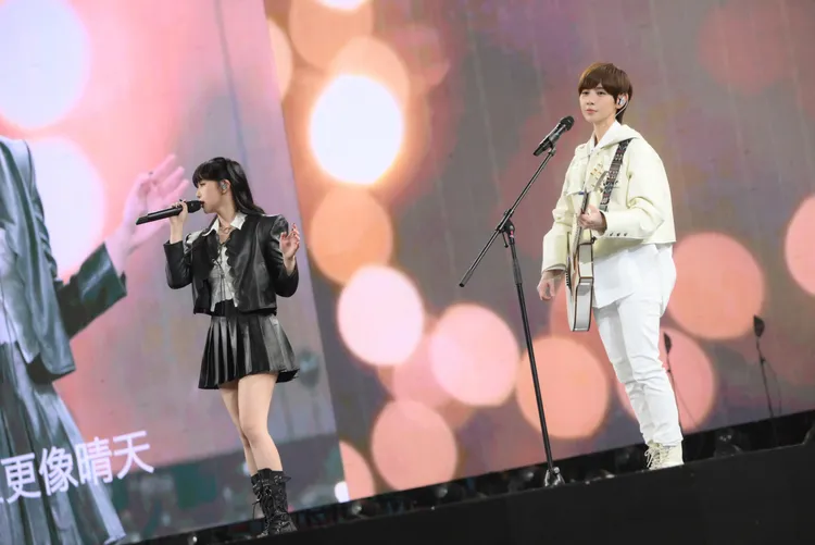 琳誼（左）與魏嘉瑩。相信音樂提供