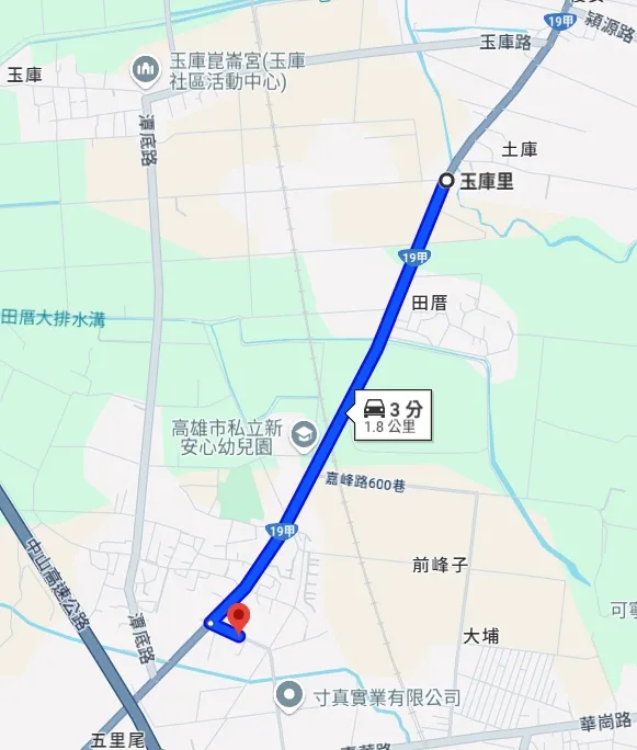 購入土地與「北高雄產業園區」距離不到2公里