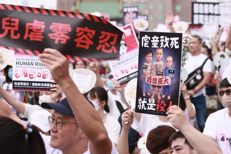 510虐童凱道遊行。彭欣偉攝