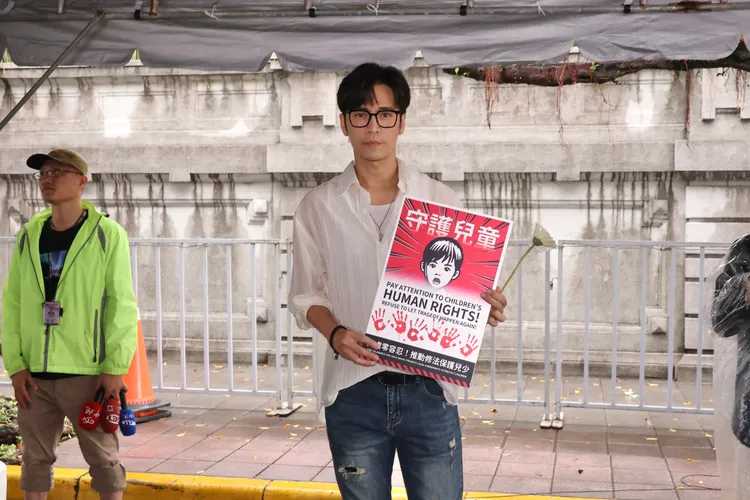 Gino到場力挺。彭欣偉攝