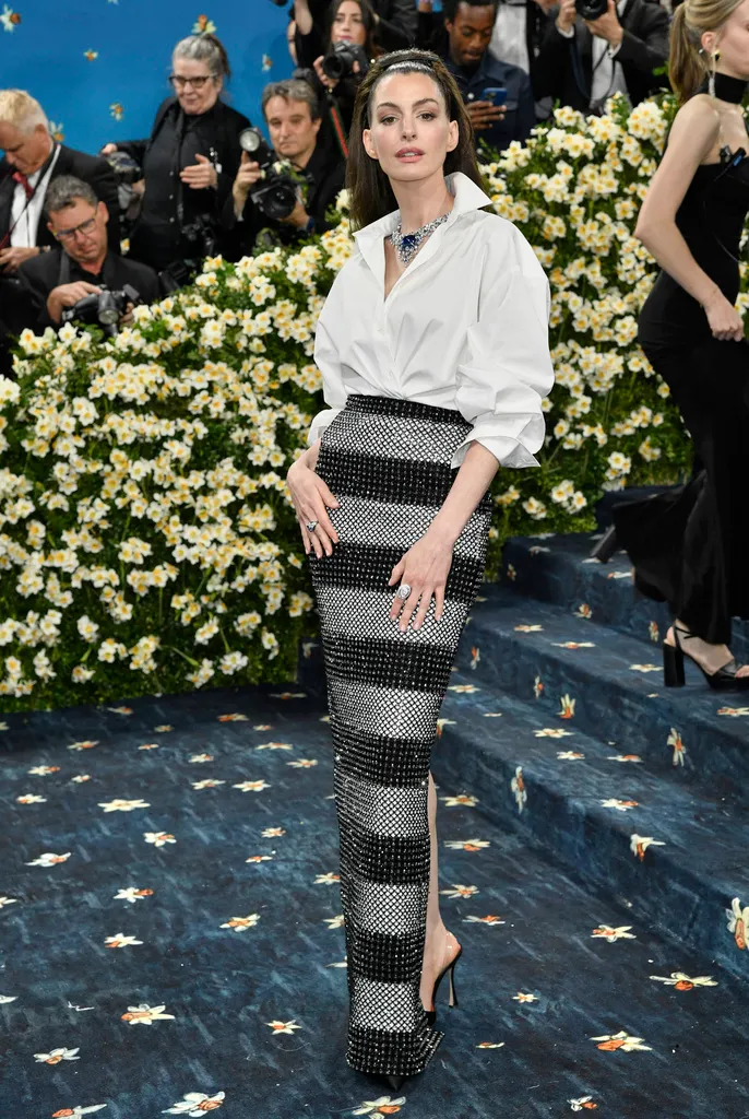 安海瑟薇。美聯社