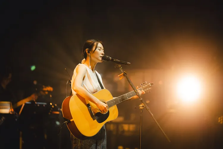 鄭宜農籌備半年，日前一連舉辦2天「圓缺」專輯同名演唱會。圖／邊走邊聽有限公司提供