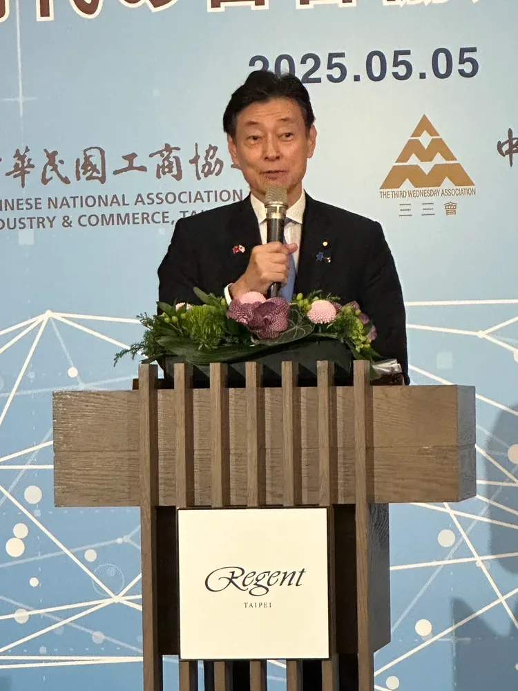 工商協進會與三三企業交流會今晚共同舉辦「2025台日經貿論壇：新時代的日台合作」活動，會中邀請日本眾議員西村康稔進行40分鐘專題演講。工商協進會提供