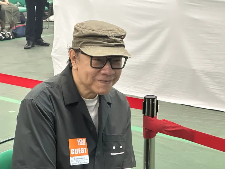 蔡康永有小鮮肉陪看演唱會笑容藏不住。林丞偉攝