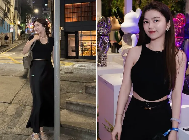 Min是長相清秀、長髮的高䠷美女。翻攝自Min IG