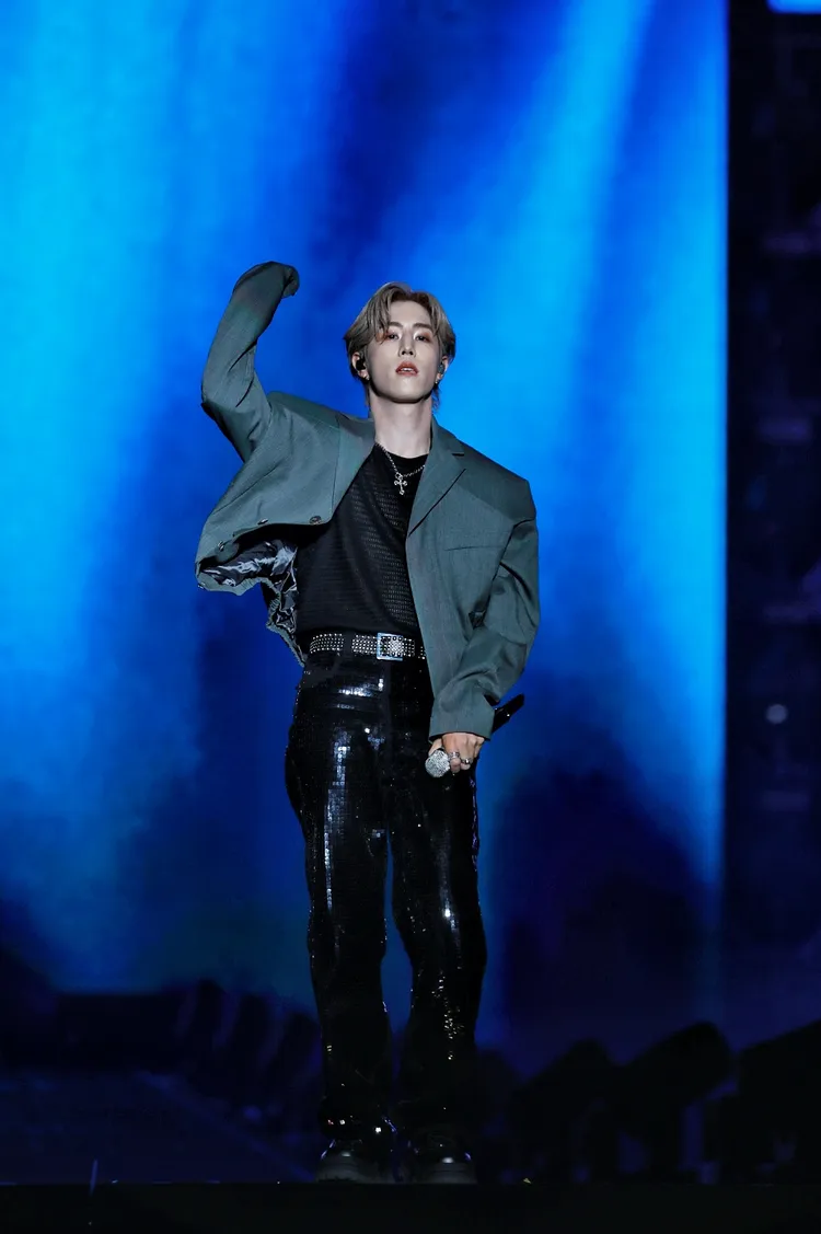 Mark表示第一次來高雄演出，坦言很緊張。讀者提供