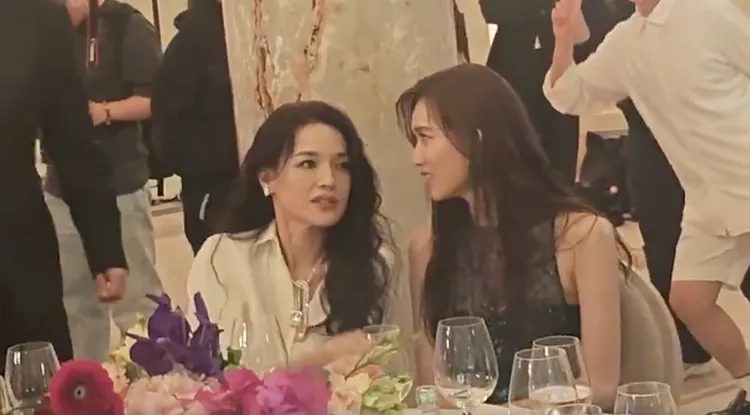 舒淇和林志玲同框。翻攝微博