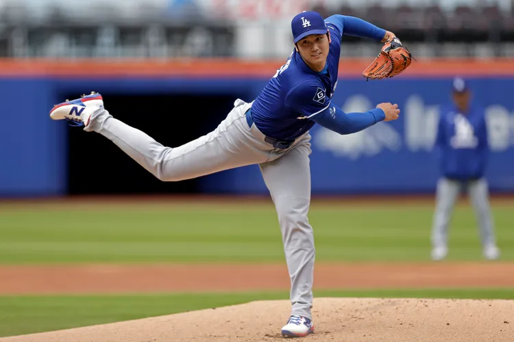 大谷今飆156公里火球。  美聯社