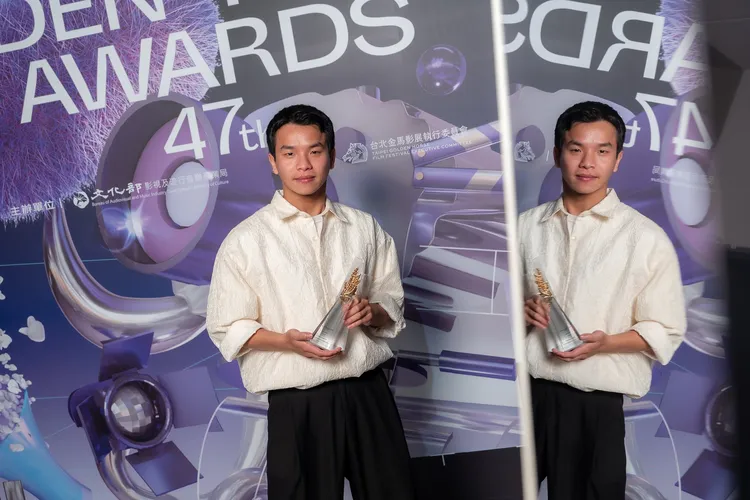 陳泰河獲最佳演員獎。金穗獎提供
